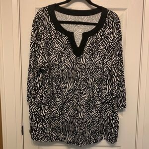 Tradition Country Collection 3/4 Length Sleeve Top